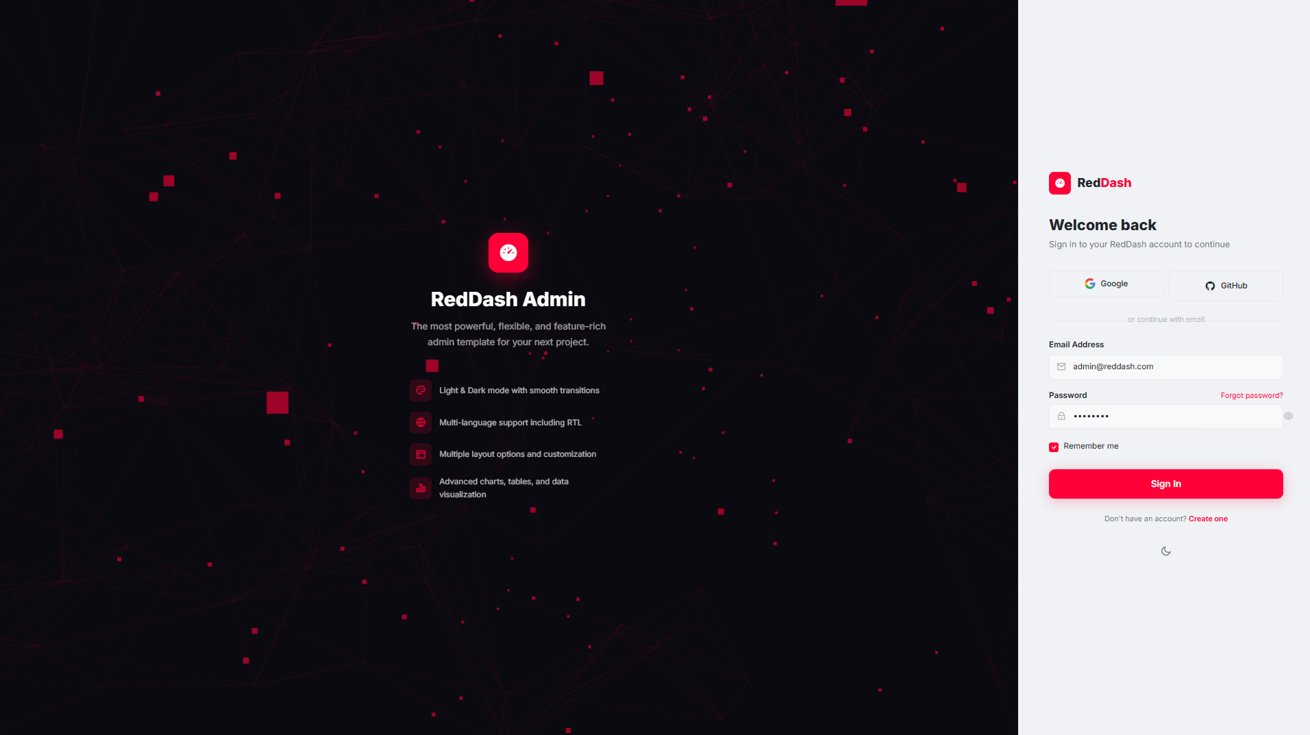 RedDash user profile page with activity tabs and settings